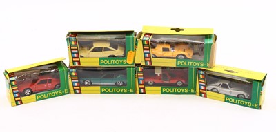 Lot 1615 - Politoys group of 6 Boxed Diecast models to...