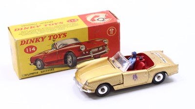 Lot 1144 - A Dinky Toys No. 114 Triumph Spitfire...