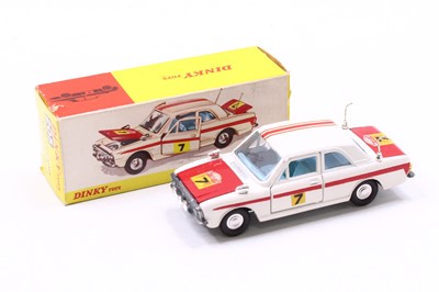 Lot 1178 - A Dinky Toys No. 205 Lotus Cortina Rally Car...