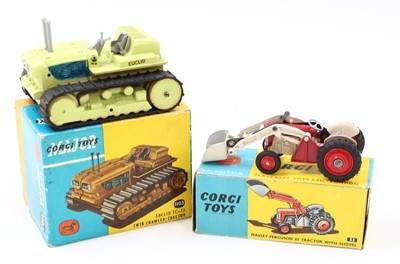 Lot 1488 - A Corgi Toys boxed farming and construction...