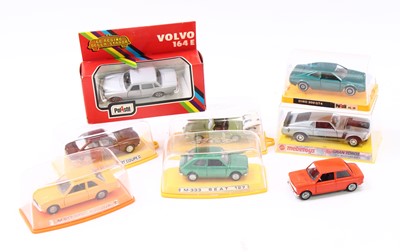 Lot 1613 - Polistil/Pilen group of 8 mostly boxed diecast...