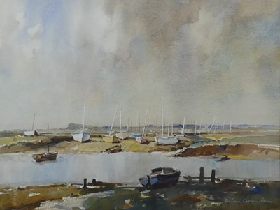 Lot 241 - Brian O'Hanlon - Low Tide - Wells-next-the-Sea,...