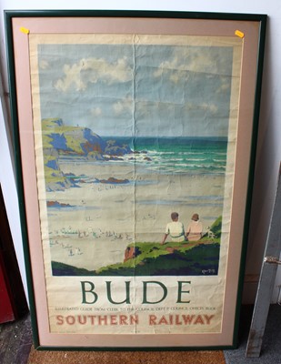 Lot 109 - An original Southern Railway framed poster for...