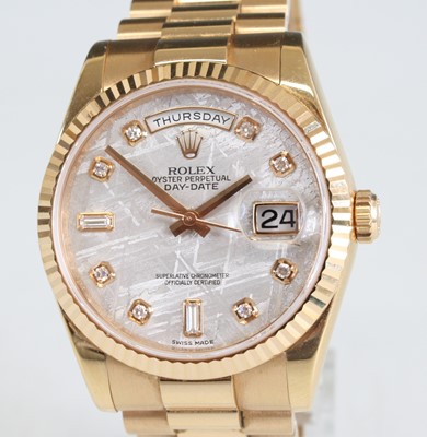 Lot 2337 - A gents Everose gold Rolex Oyster Perpetual...