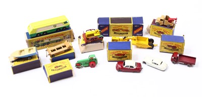 Lot 1694 - Matchbox group of 9 diecast models to include...