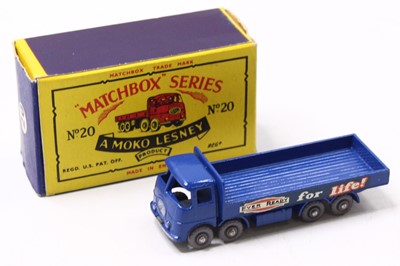 Lot 1632 - A Matchbox 1/75 series No. 20 ERF transport...