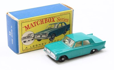 Lot 1637 - A Matchbox No. 33 Ford Zephyr III, comprising...