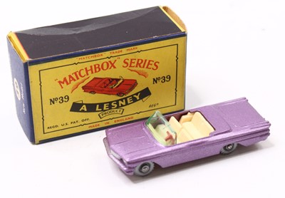 Lot 1641 - A Matchbox 1/75 series No. 39 Pontiac...