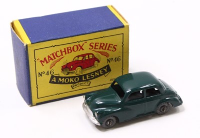 Lot 1648 - Matchbox 1/75 series No. 46 Morris Minor 1000,...