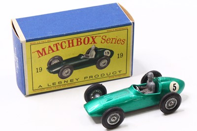 Lot 1654 - Matchbox 1.75 series No.19 Aston Martin Racer,...