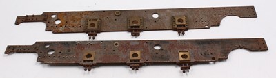 Lot 33 - One tray containing a set of locomotive frames...