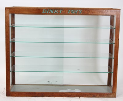 Lot 1413 - An original 1950s Dinky Toys oak and glazed...