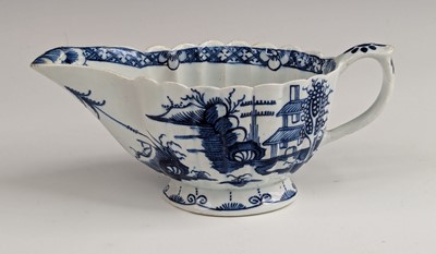 Lot 2049 - A Bow porcelain sauce boat, circa 1755, of...