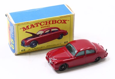 Lot 1676 - A Matchbox 1/75 series No. 65 Jaguar 3.8 Sedan,...