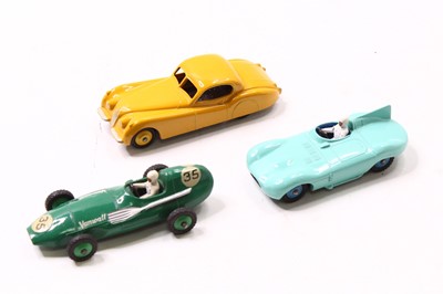 Lot 1407 - Three various loose Dinky Toy racing diecasts...