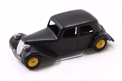 Lot 1228 - A French Dinky Toys No. 24N Citroen 11BL,...