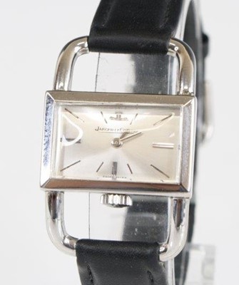 Lot 2381 - A lady's steel Jaeger le Coultre 'Hermes...