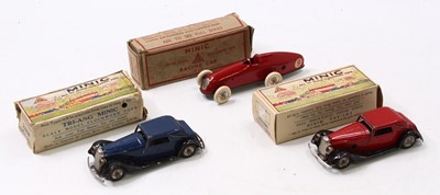 Lot 1903 - A Triang Minic boxed saloon and racing car...