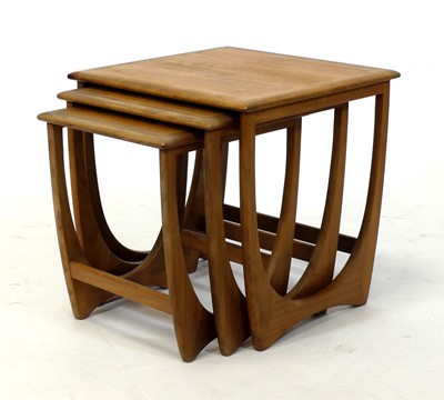 Lot 374 - A 1960s G-Plan teak 'Fresco' nest of three...