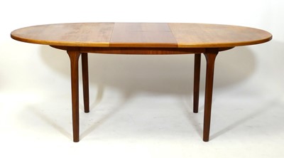 Lot 380 - A 1960s teak extending dining table by A.H....