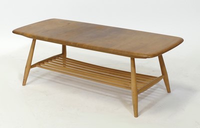 Lot 407 - A 1960s Ercol blond elm and beech 'Windsor'...