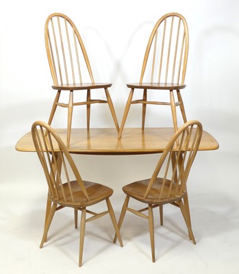 Lot 408 - A 1960s Ercol blond elm and beech 'Windsor'...