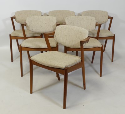 Lot 381 - Kai Kristiansen for Møbler - a set of six...