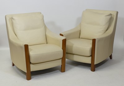 Lot 440 - Jean Roche - a pair of contemporary cream...