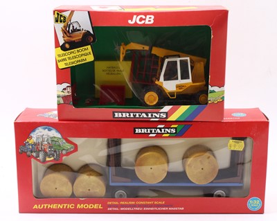 Lot 908A - Britains Boxed Group, to include No.9519 JCB...