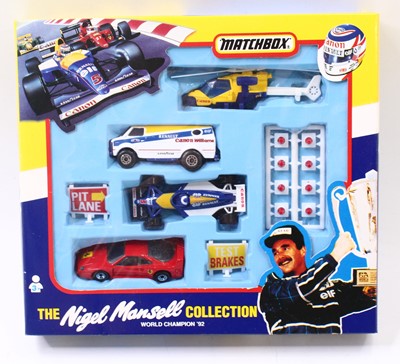 Lot 1686A - Matchbox The Nigel Mansell Gift Set, housed in...