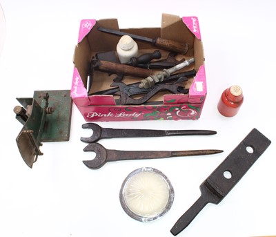 Lot 52 - Collection of mixed railway related hand tools,...