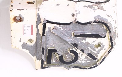 Lot 110 - 1/2 black and white hand painted distance...