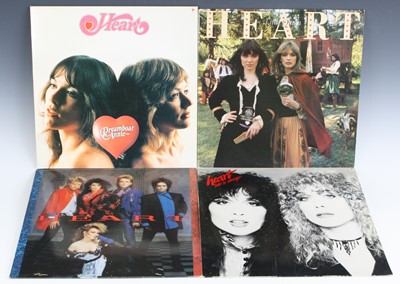 Lot 508 - Heart, a collection of LP's and 12" singles to...