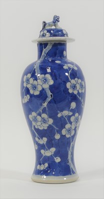 Lot 3 - A Chinese blue & white porcelain jar, of...