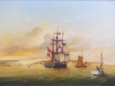 Lot 1003 - Hedley John Le Noury (b.1941) - Warhsip and...