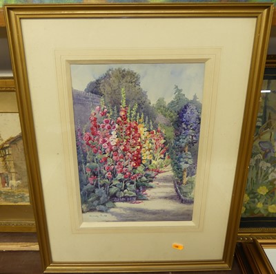 Lot 1036 - G Harvey Clark - a Sunlit Garden, watercolour,...