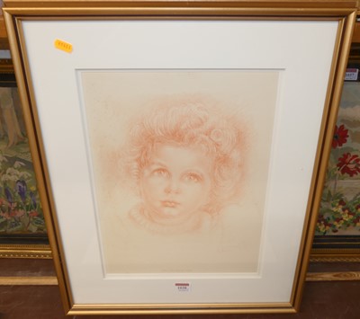 Lot 1038 - Ulrica Forbes - bust portrait of a young...