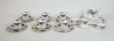 Lot 91 - A Royal Albert Moonlight Rose pattern six...