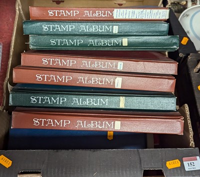 Lot 152 - A collection of world stamps, housed in albums