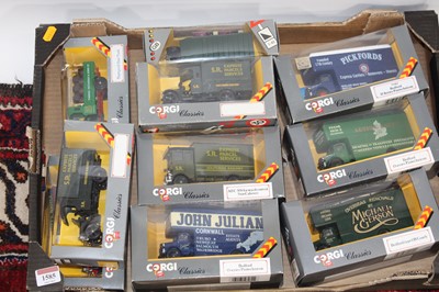 Lot 1585 - A tray containing Corgi Classics boxed modern...