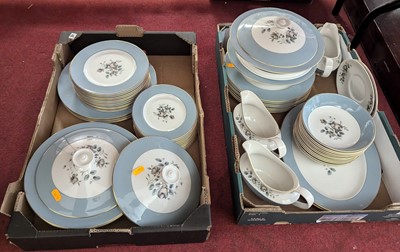 Lot 138 - A Royal Doulton Rose Elegans pattern dinner...