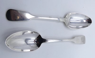 Lot 256 - A pair of Victorian silver table spoons in the...