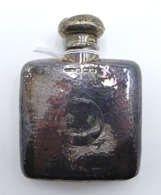 Lot 261 - An Edwardian silver hip flask of slightly...