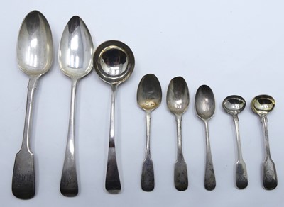 Lot 276 - A George III silver tablespoon in the...