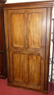 Lot 1158 - A mahgoany single door hall cupboard, w.102cm