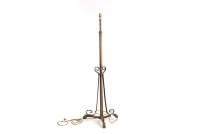 Lot 1172 - An early 20th century brass telescopic...