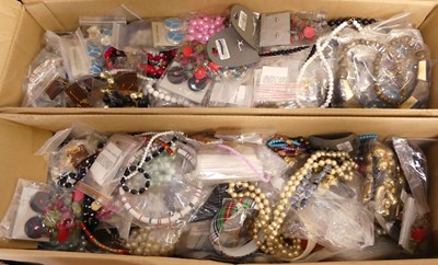 Lot 431 - A large collection of costume jewellery, to...