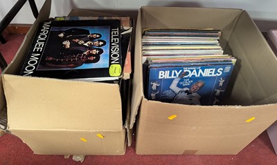 Lot 581 - Two boxes of LPs to include Television, Bob...