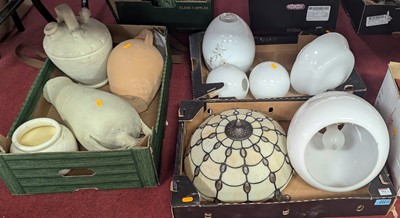 Lot 552 - Four boxes of miscellaneous items to include...