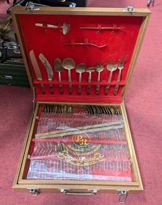 Lot 549 - A canteen of Thai "bronze" cutlery